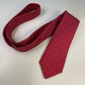 Vineyard Vines Red Golf Club Silk Tie